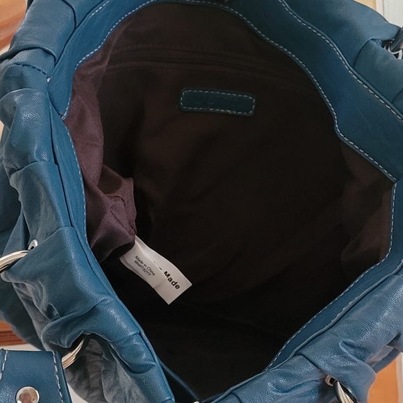 NWT APT 9 LAFAYETTE Turquoise Hobo Shoulder Bag - Picture 6 of 11